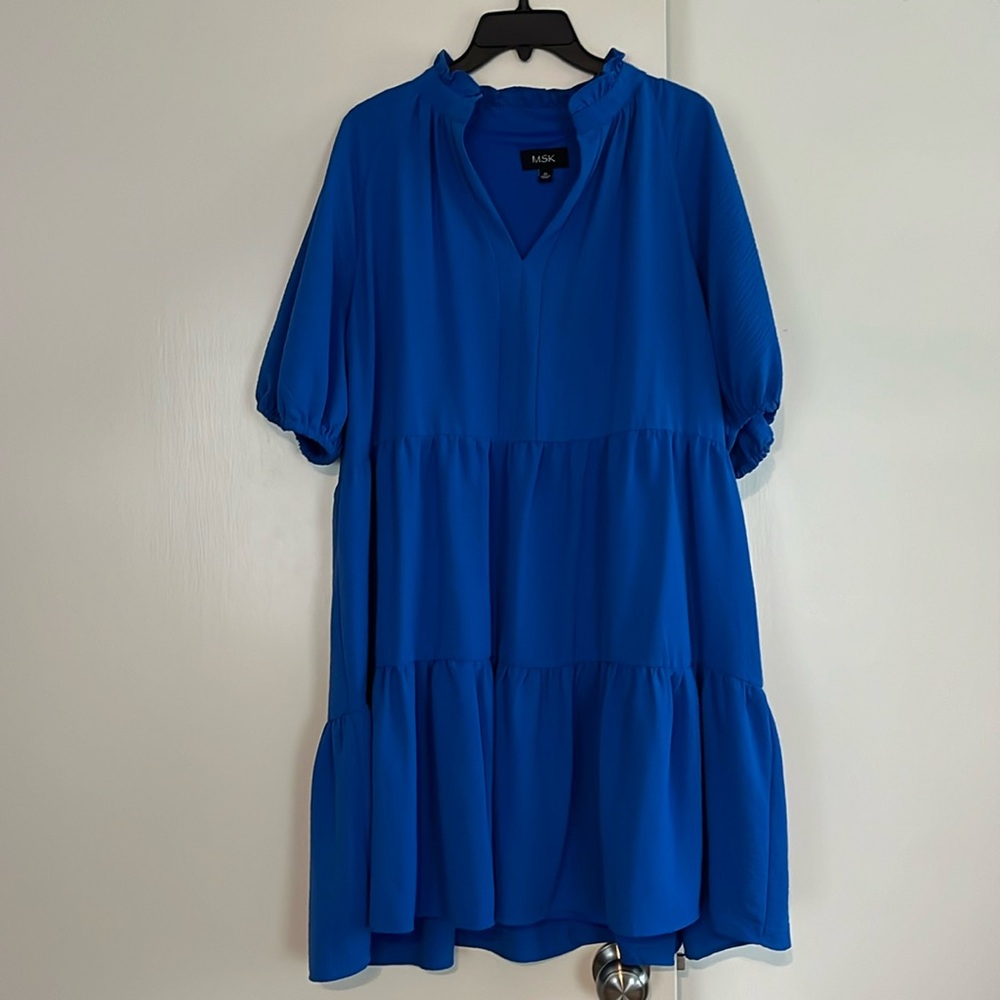 Royal blue dress
